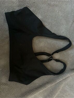 WeWoreWhat Black Bralette with Strappy Back